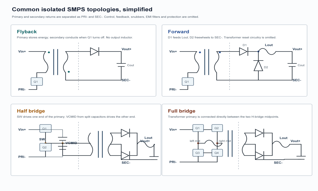 How to Choose the Right Power Supply Topology Before Starting an SMPS Design
