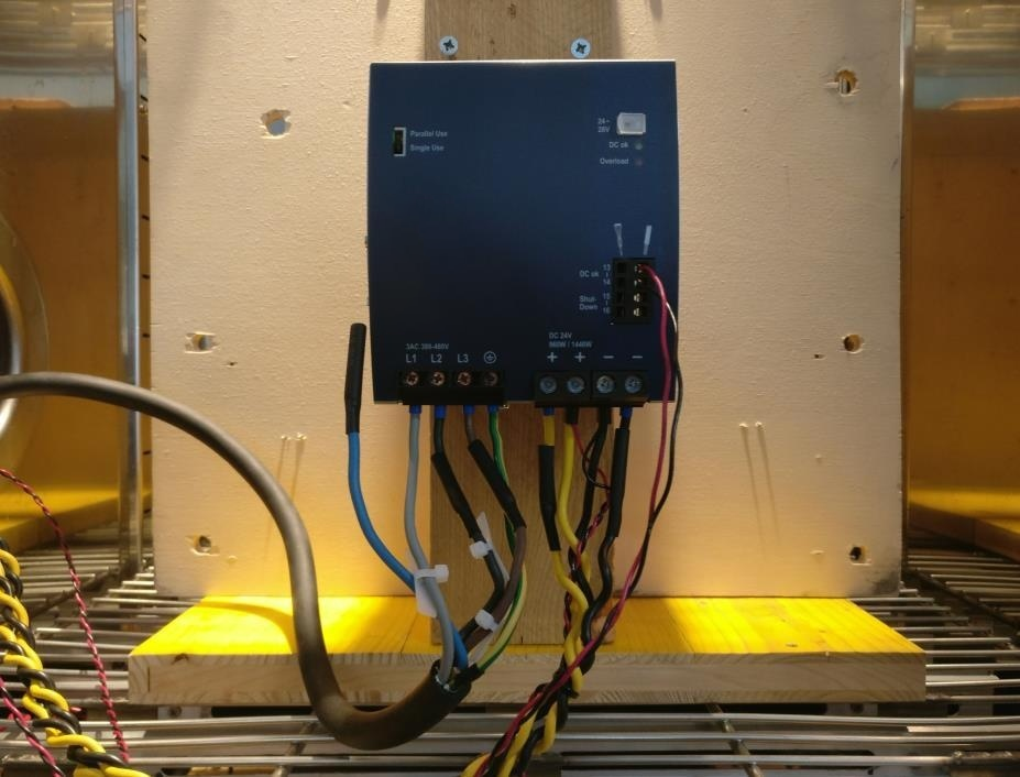 Switching power supply burn-in and MTBF testing illustration