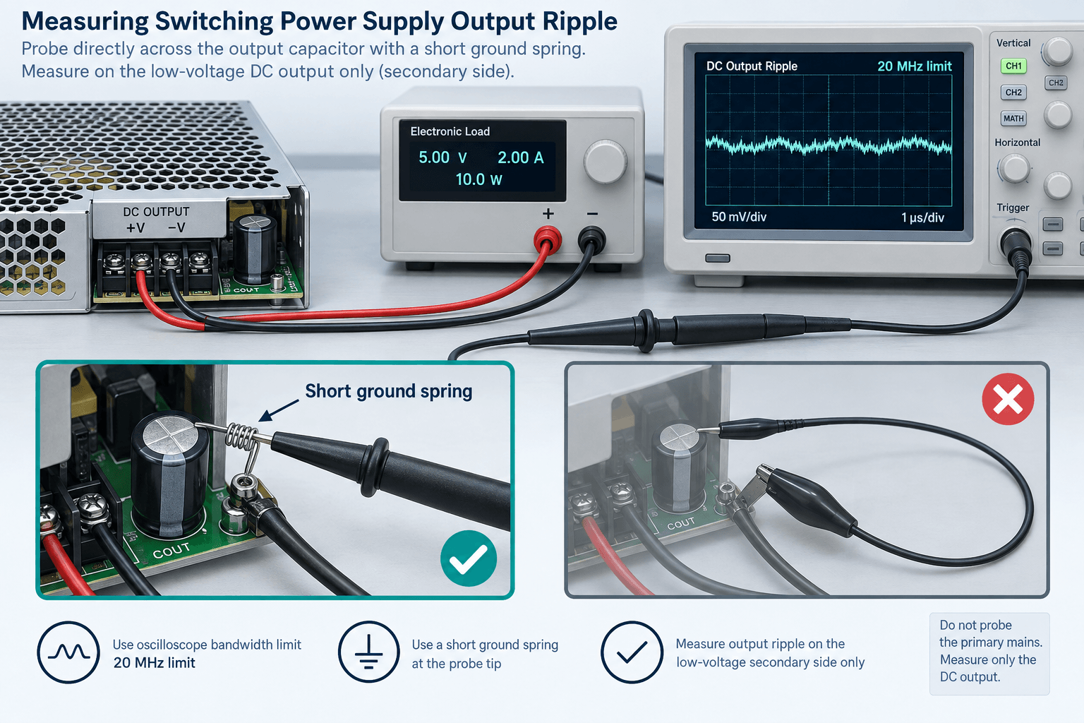 switching power supply ripple troubleshooting illustration 2